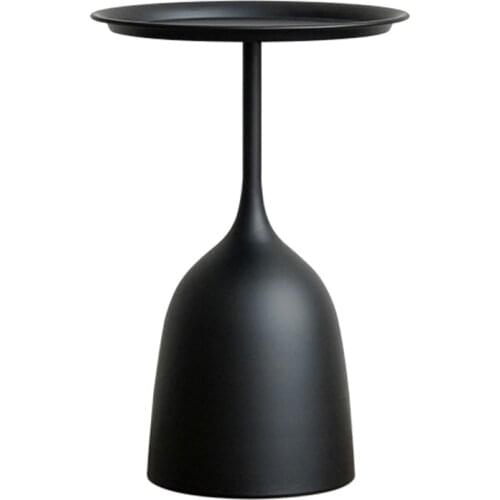 Northern Europe light luxury rock tea table simple apartment living room round edge a few bedrooms bedside table edge a few