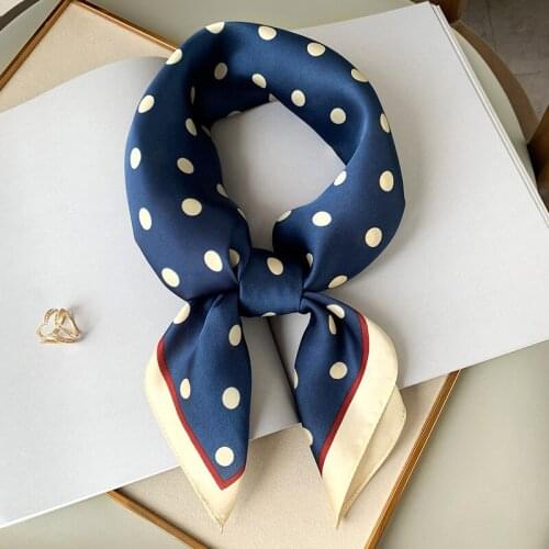 KOI LEAPING New fashion scarf for ladies lovely dot printing scarf shawl decorative headscarf professional shawl gift