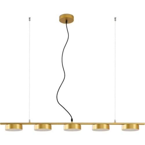 Modern led Pendant lights long Chandelier Restaurant Office Hanging Lamp Gold Black Body Cable Adjustable Minimalist Nordic Lamp