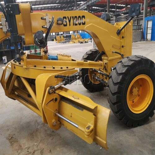 SY120C Widely Used Mini Motor Grader Cheap Price Road Construction Equipment