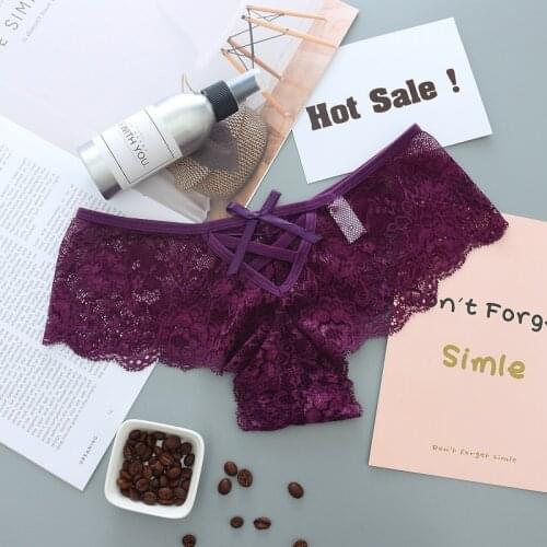 Ladies underwear woman Sexy Lace Panties Thongs Women Fashion Lingerie Tempting G-String Briefs Low Waist Cute Women Underwear