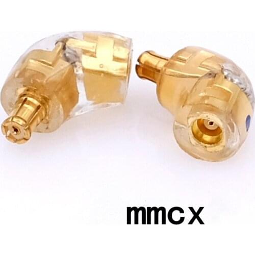1 Pair Headphone Plug for ER4SR ER4XR ER2XR ER2SE ER3XR ER3SE MMCX Male to MMCX Female Converter Adapter
