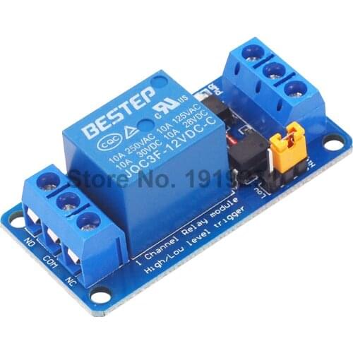 1PCS 12V 1 Channel Relay Module High and low Level Trigger 12 Relay Module