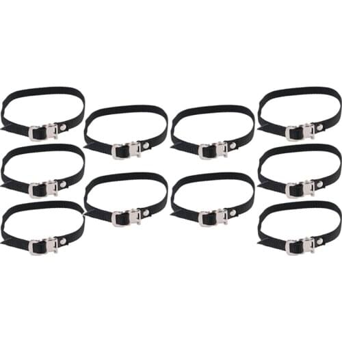 10 PCS MTB-Road Bike Cycling Toe Straps 50cm for Bicycle Racing