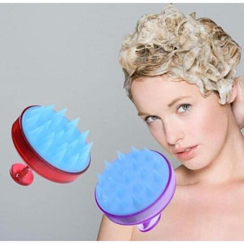 50% Hot Sale Practical Silicone Scalp Massage Hair Brush Comb For Shampoo Massager Shower Bath Therapy Hair Head Care Tools