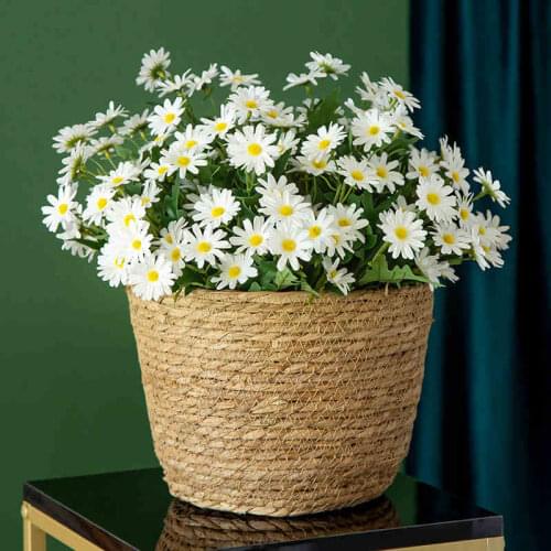 52cm white Daisy Non-woven Fabrics Flower Bouquet Artificial Flowers high quality valentines home decoration accessories wedding
