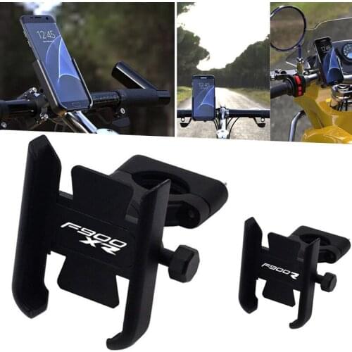 Motorcycle CNC Aluminum For BMW F900XR F900R f900r f900xr With Logo Accessories GPS Stand Bracket Handlebar Mobile Phone Holder