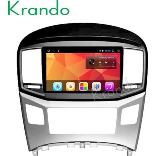 Krando Android 8.1 9" Big screen car multimedia player for hyundai H1 Grand Starex 2016 GPS navigation radio stereo BT wifi