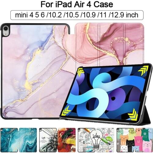 MTT Tablet Case For iPad Air 10.9 inch 4th Generation 2020 PU Leather Folio Flip Stand funda Protective Shell a2072 a2316 a2325