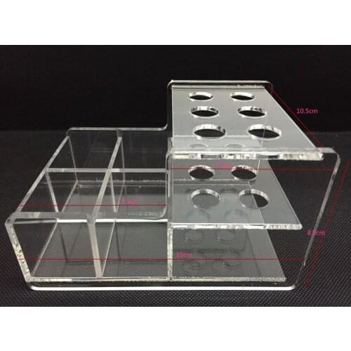 Dental lab Dentist equipment oral hygiene formed portfolio resins adhesives small brush place set Organizer Holder Acrylic