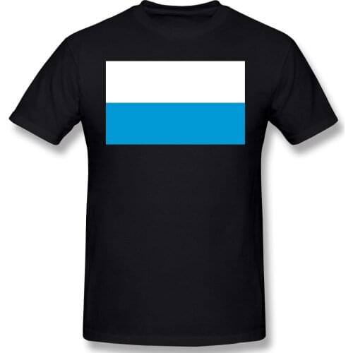 Flag Of Bavaria (striped) Humor Graphic Mens Basic Short Sleeve T-Shirt German states Tees Tops European Size