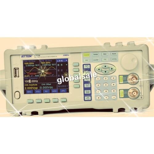 LWG3020 DDS Arbitrary Signal Function Generator 20MHZ 100MSa/s Dual Channel Same Fuction with SDG1020 ATF20B