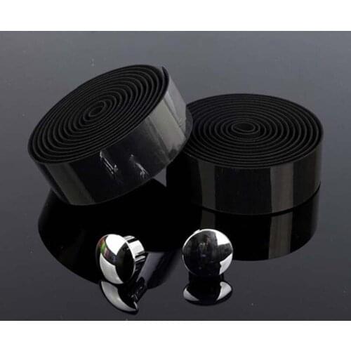 Bicycle Handlebar Tape With 2 Bar Plugs Road Bike Accessories Soft EVA Breathable Non-slip Cycling Belt Straps