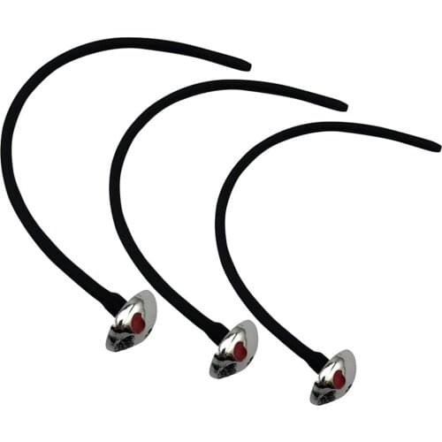 Male Stretcher Urethral Sound Dilator Metal Silicone Urethra Catheter Penis Plug Tube Urethral Adult Chastity Sex Toys Erotic L1