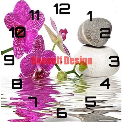 5d diamond art kit clock flower diamond painting clock diy frame Christmas gifts diamond mosaic sale diamond embroidery full set