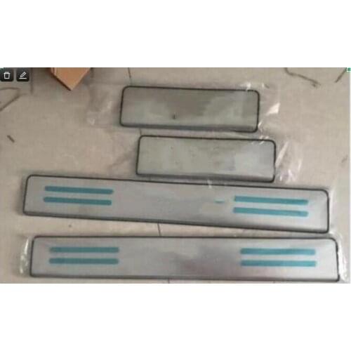 Car styling So cool!Stainless steel Entry threshold Door Sill Scuff Plate 4pcs /set for Mazda 3 Axela 2013 2014 2015 2016