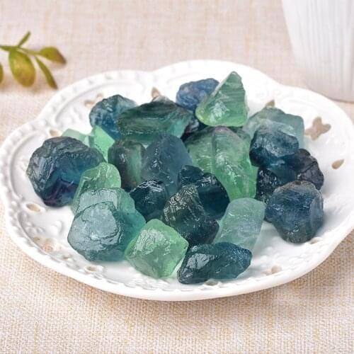 Natural Green Fluorite Crystal Stone Healing Quartz Ore Mineral Energy Stone Home Decoration Reiki Rock Mineral Specimen Gift