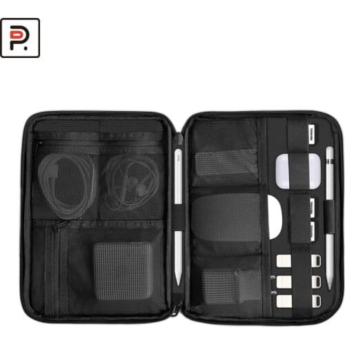 Portable Electronic Storage Box Small Pouch Waterproof Bag for 3C Accessories Organize Bags for Cables Charger Power Bank ipad