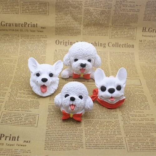 Dog Collection Car outlet clip DIY Diffusion Stone Aromatherapy plaster silicone mould soap mold kitchen tool