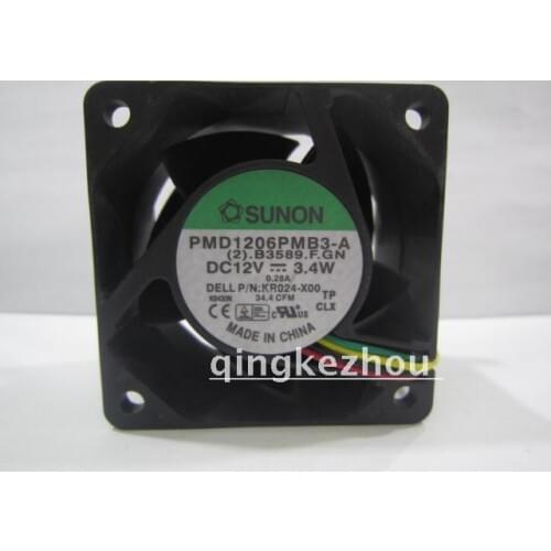 SUNON PMD1206PMB3-A P/N : 0U8679 U8679 DC 12V 3.4W 60x60x38mm 4Wire 5Pin for SX280 GX620 SX745 SX755 760 USFF cooling fan
