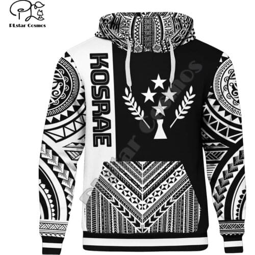 PLstar Cosmos 3DPrint Tribal Culture Kosrae Polynesian Tropical Flower Hibiscus Harajuku Streetwear Funny Unisex Zip Hoodies-a5