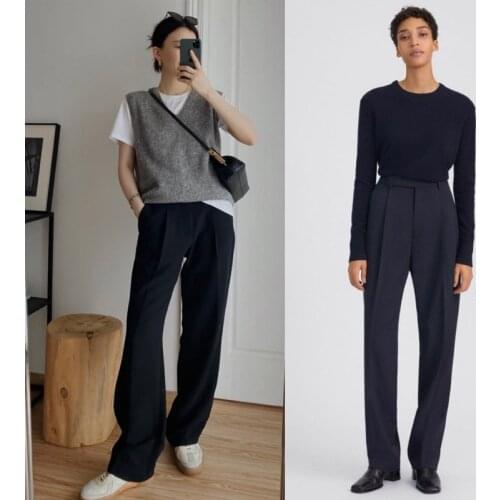 VNXIFM Women's Straight Trousers