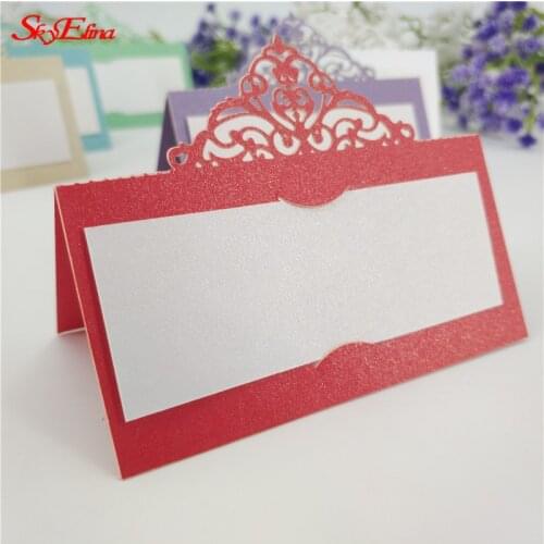 10pcs Laser Cut Heart Shape Seat Card Table Business Card Card Venue Card Wedding Party Celebration Decoration 5ZSH873
