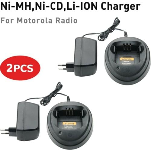 2X Two Way Radio Charger For Motorola Radios CP040 CP140 CP150 CP160 CP180 CP340 CP360 CP380 EP450 GP3138 GP3688 PM400 PR400