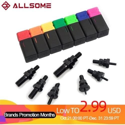 ALLSOME Riveter Gun Part Threaded Mandrel Replacement For Hand Nut Rivet Metric M3-M12 HT2775