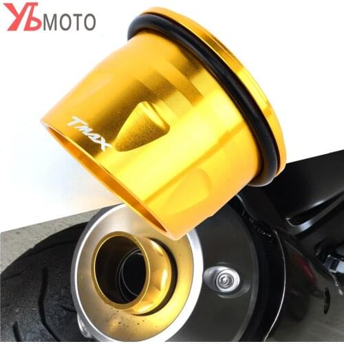 For Yamaha T-max 530 TMAX T MAX 530 500 2012-2016 2015 2014 Gold Motorcycle Muffler Tail Ends CNC Aluminum Exhaust Tip Cover