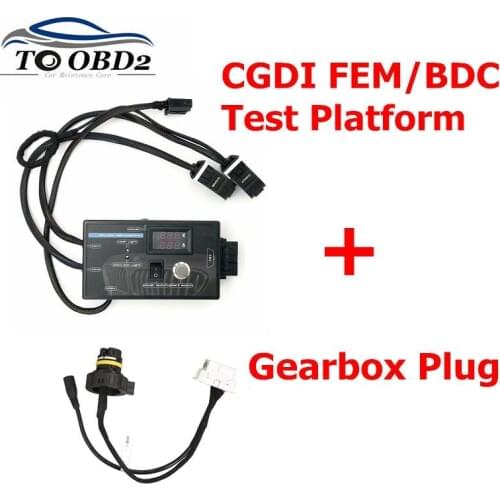 CGDI FEM BDC Module Testing Platform for BMW F20 F30 F35 X5 X6 I3 FEM/BDC TEST PLATFORM WORKS together with gearbox plug for BMW