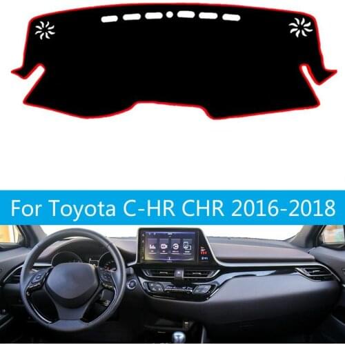 For Toyota C-HR CHR 2016 2017 2018 Car Dashboard Cover Mat Pad Sun Shade Instrument Protective Covers Carpet Styling Accessories