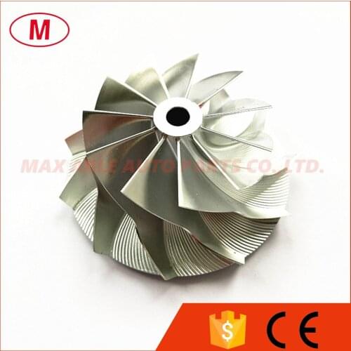 CT26 Racing Turbocharger Aluminum 2024/Milling/Turbo Billet compressor wheel47.10X63.40mm 11+0 blades for Turbo CHRA/Cartridge