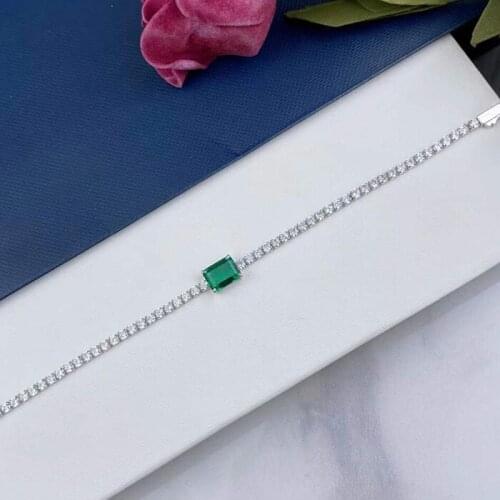 Designer Fashion 925 Sterling Silver Jewelry 3A Cubic Zirconia Party Bracelet