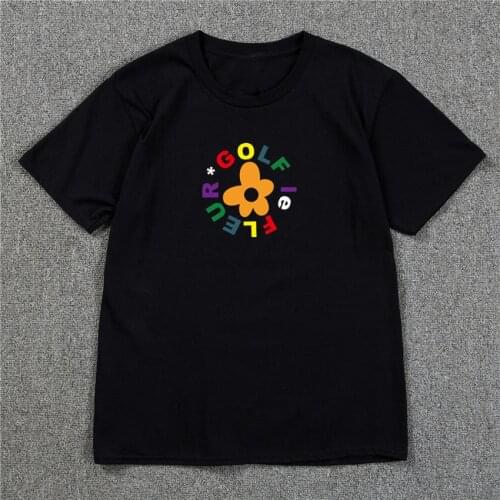 Hot Tyler The Creator Golf Wang T-Shirts Men Women Fashion Print 100% Cotton T Shirt Oversized Hip Hop Tees Tops Unisex Clothing