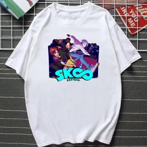 Japanese Anime SK8 The Infinity T Shirt Women Hot Sale Cartoon Graphic Clothes Manga Reki & Langa Hip-hop Streetwear Female