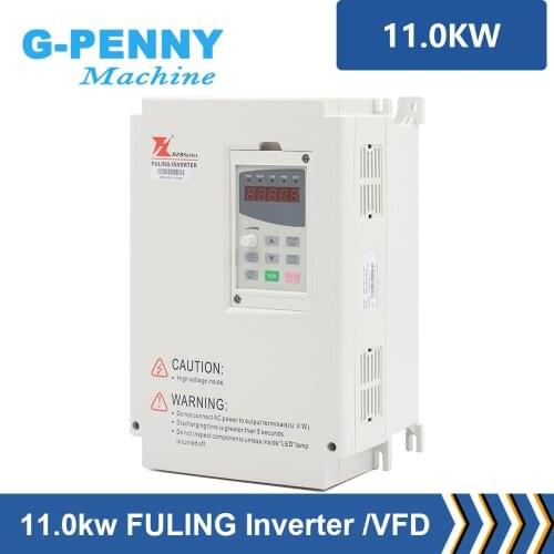 CNC Spindle motor speed control 220V 11kw VFD Variable Frequency Drive Inverter 1HP or 3HP Input 3HP Output for cnc driverl