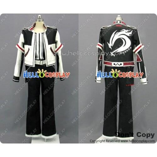 Japanese Anime Outfit The King Of Fighters Cosplay Costume Kyo Kusanagi Black White Vest Full Set H008