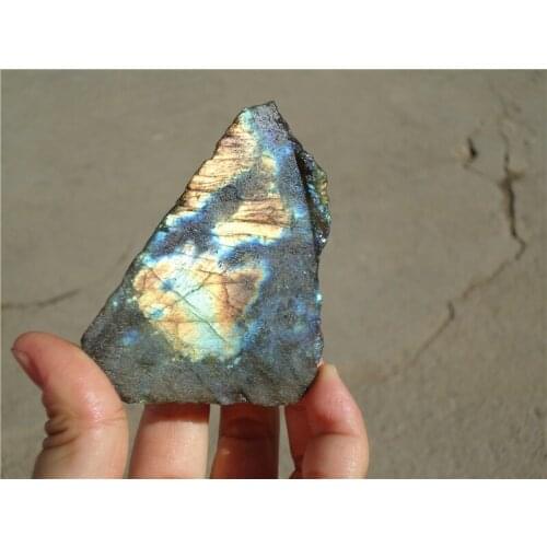 Labradorite 165g Natural Feldspar Flame Spectral Mineral Specimen LA1223