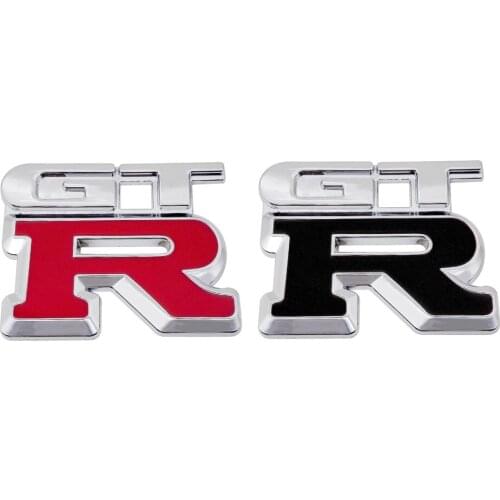 GTR Logo Car Sticker Decal Badge Emblem Auto Decoration For Nissan X-Trail Xterra Qashqai Sylphy Leaf Murano Automobile Styling