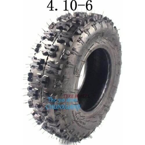 New 4.10-6 Tire and Inner Tube Fit All Models ATV Go Kart MIni Quad 47cc 49cc Snowplow Tires Snowmobile Tires