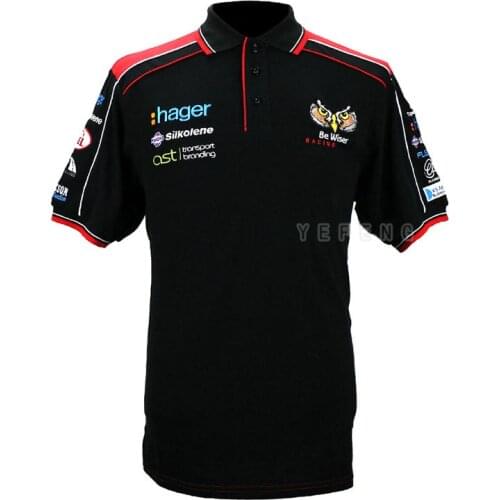 New Motorcycle Team Racing Riding Polo Shirt for Ducati Breathable Clothing Black