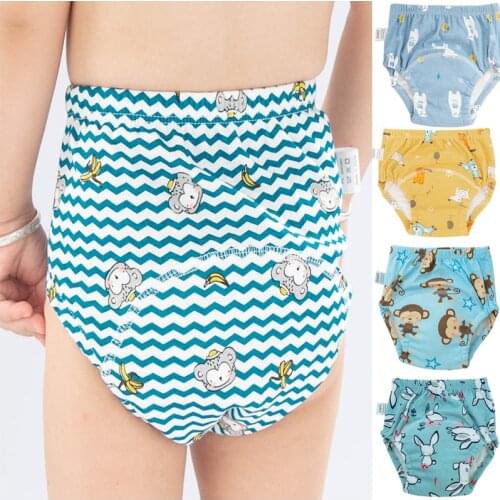 Newborn Baby Training Diapers Adjustable Cloth Diapers Underwear Pant Diaper Cover Reusable Washable Baby Nappies Infant Panties