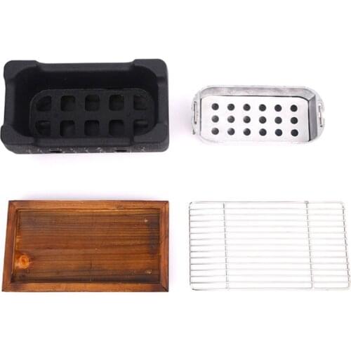 Portable Barbecue Stove Creative Character Charcoal Oven Washable Removable for Home Outdoor Camping Picnic GQ