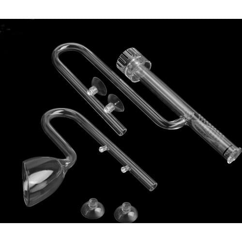 Glass Lily Pipe Skimmer Inflow Outflow 13mm 17mm Aquarium Filter Accessories ADA Quality canister filter