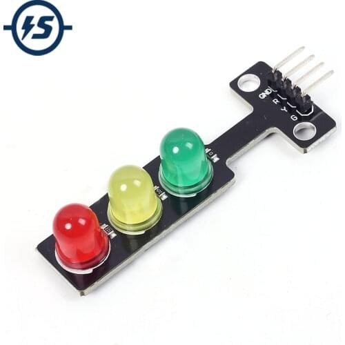 5V Traffic Light LED Display Module for Arduino Red Yellow Green 5mm LED Mini-Traffic Light for Traffic Light System Model