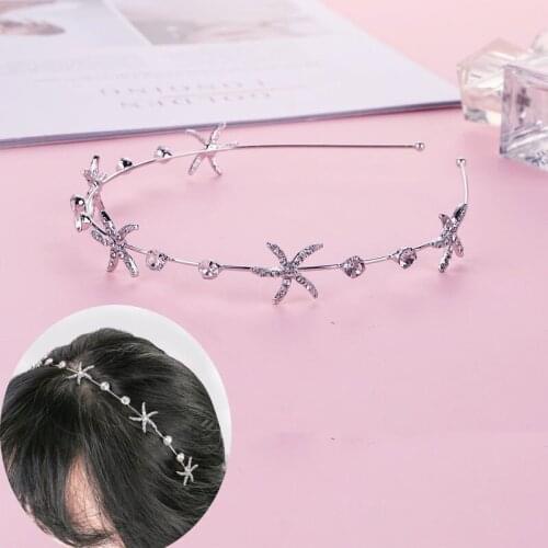 2021 New Crystal Headband Fashion Womens Headband Womens Headband Crystal Diamond and Pearl Headband Accessories