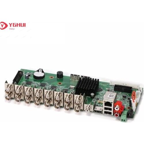 16CH 5M-N DVR Board XMEye APP ONVIF Motion Detection CCTV Video Recorder Motherboard For IP AHD CVI TVI CVBS Camera System