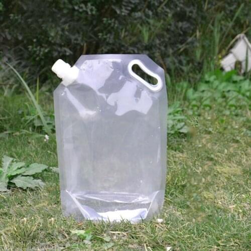 3L/5L Outdoor Water Bags Folding Water Bags Collapsible Camping Cooking Water Container Carrier Car Water Tank Camping Equipment