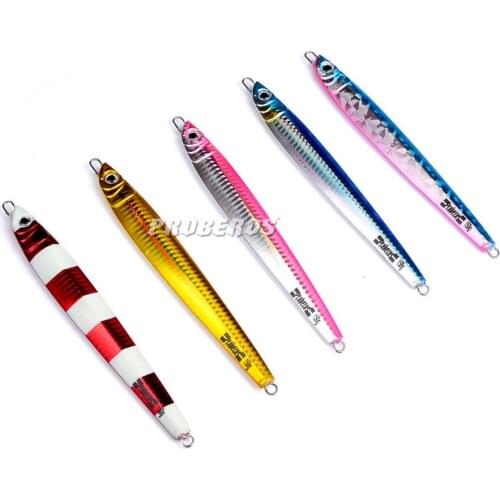 5PCS Slow Jig Glow Fishing Deep Sea Ocean Boat Rock Beach Metal Jigging Jigbait Spoon Lure baits 100g/13.5cm 150g/16cm 200g/17cm